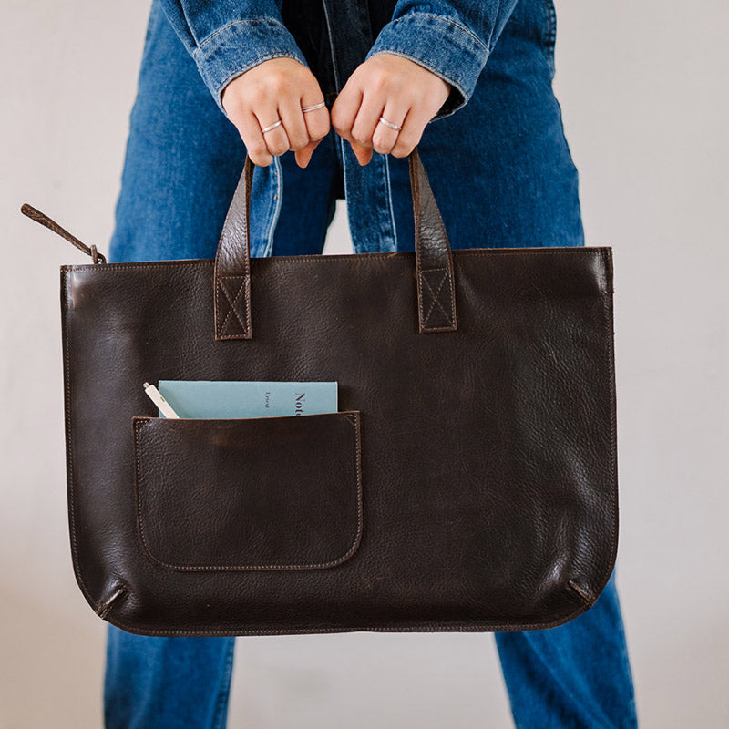 Leren Shopper Tas Leren Boekentas Dames Shopper Mooie Tassen Dames