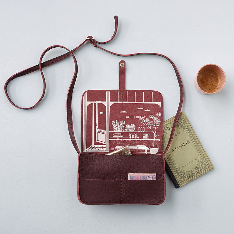 Lunch Break - Aubergine