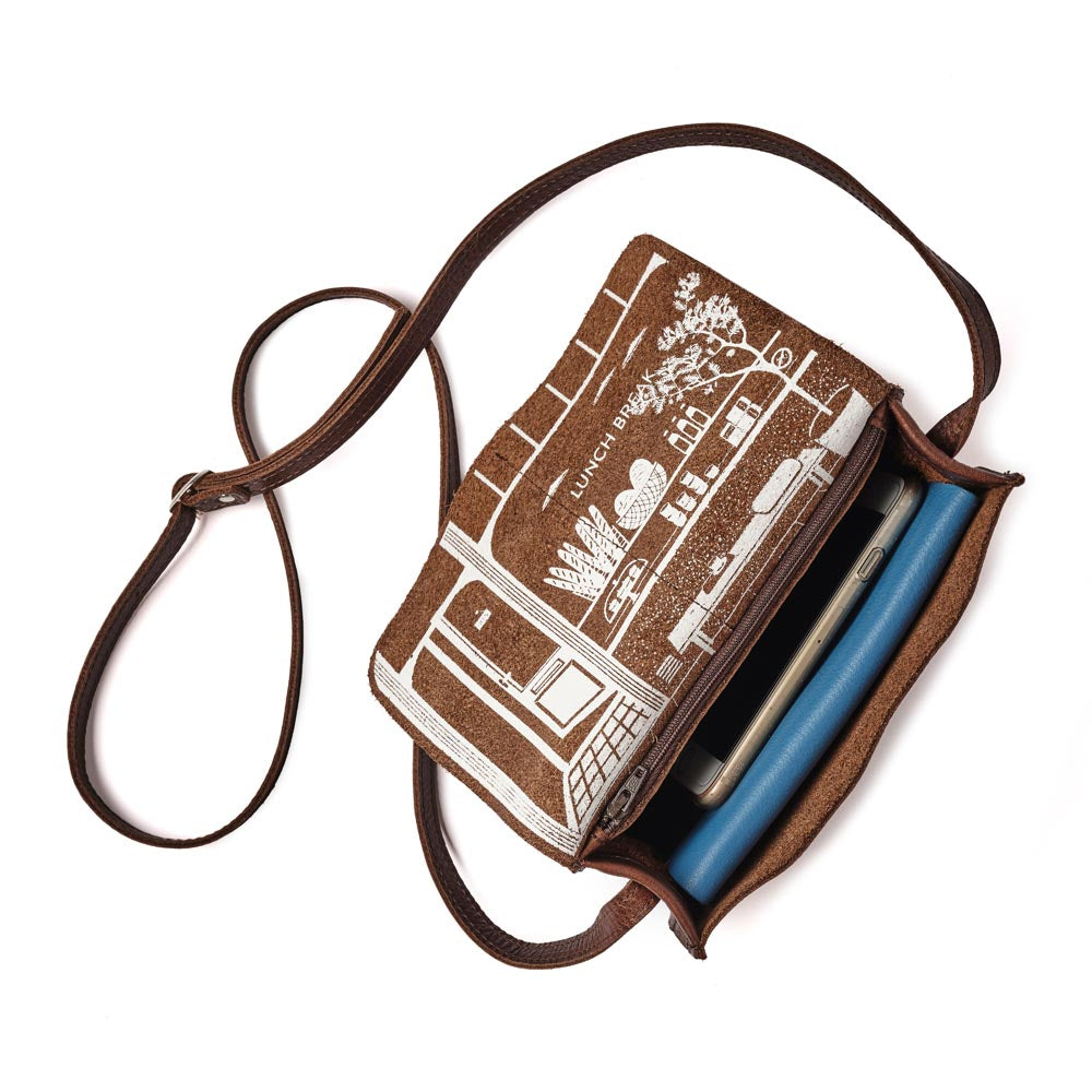 Lunch Break - Dark Brown used look