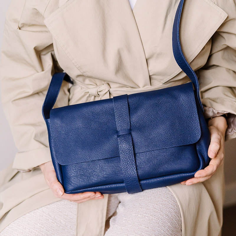 Picking Flowers Medium - Ink Blue