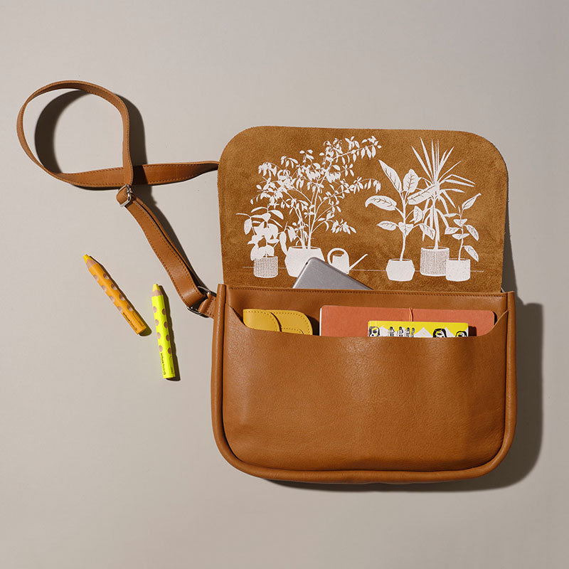 Plant Sitter - Cognac used look