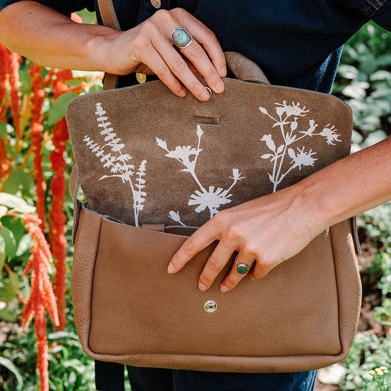 Picking Flowers Medium - Moss used look