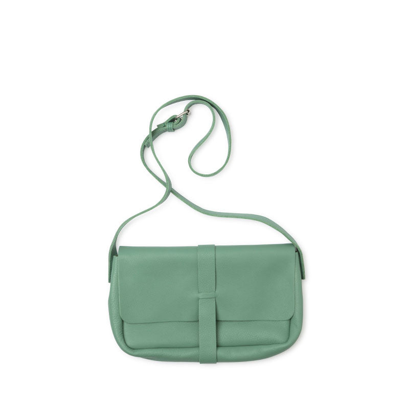Michael Kors leren crossbody tas Claire Large groen Michael Kors leren crossbody tas Claire Large groen